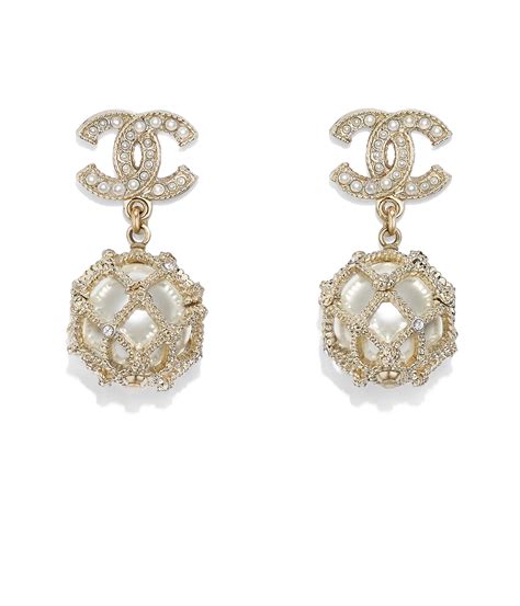 chanel costume earring|Chanel cc earrings original.